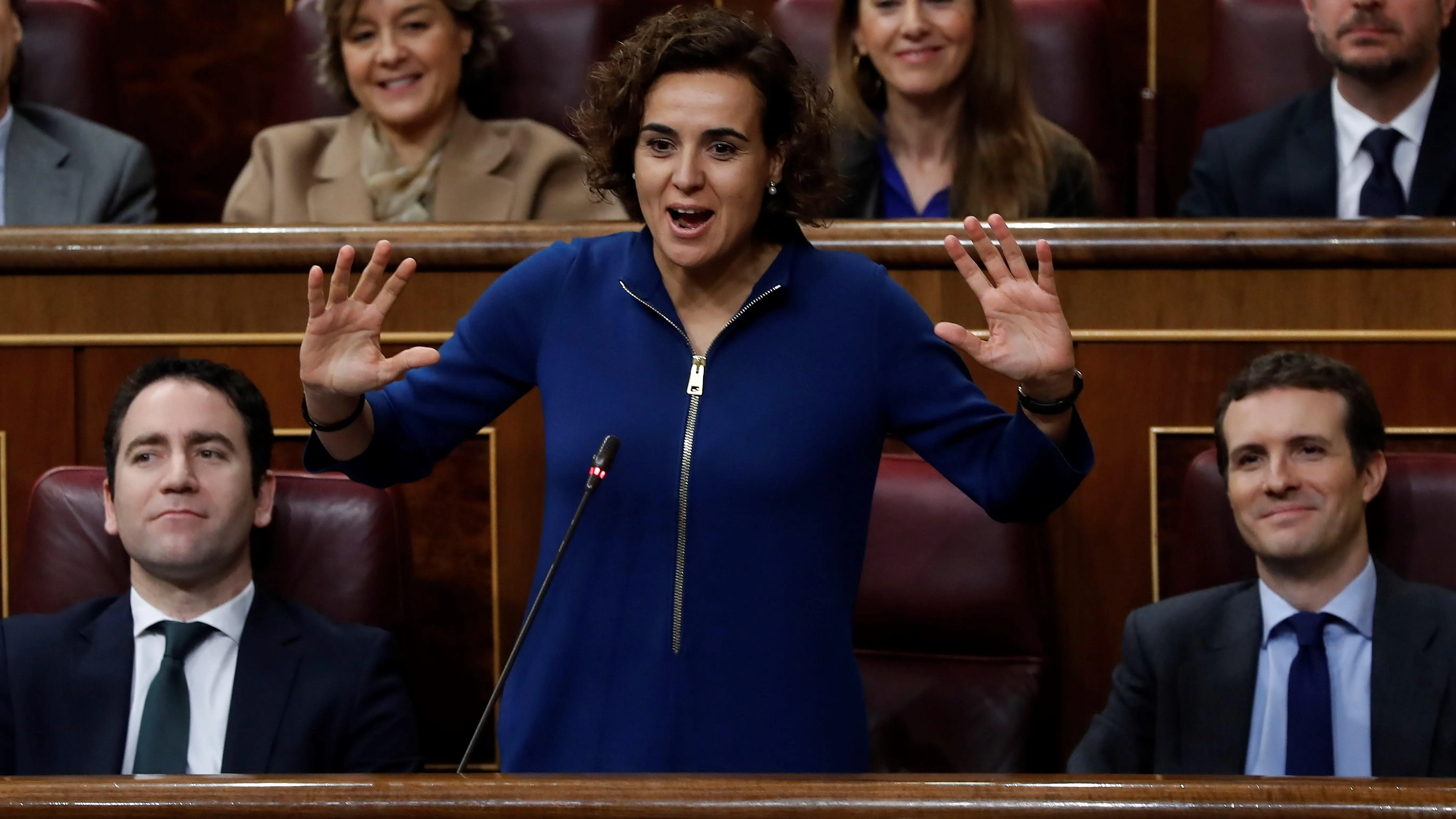 La portavoz del Grupo Parlamentario Popular en el Congreso, Dolors Montserrat