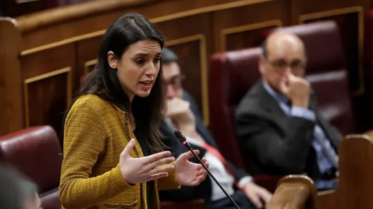La portavoz de Podemos, Irene Montero La portavoz de Podemos, Irene Montero