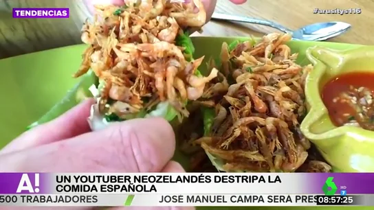 De la tortilla de patata a las croquetas: un youtuber neozelandés destripa la comida española desde Madrid De la tortilla de patata a las croquetas: un youtuber neozelandés destripa la comida española desde Madrid