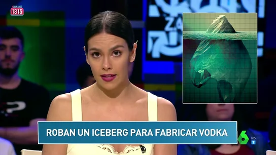 "Roban un iceberg para fabricar Vodka" y otras noticias surrealistas del 'Zapcheck' de Cristina Pedroche "Roban un iceberg para fabricar Vodka" y otras noticias surrealistas del 'Zapcheck' de Cristina Pedroche