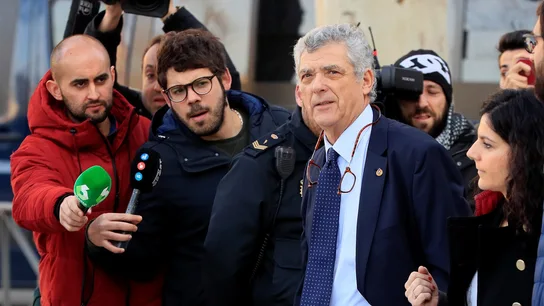 Ángel María Villar saliendo de la Audiencia Nacional Ángel María Villar saliendo de la Audiencia Nacional