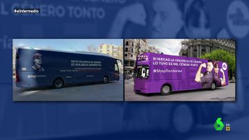 La respuesta de El Intermedio al mensaje machista del autobús de HazteOír: "Si niegas la violencia de género, lo tuyo es de género tonto"