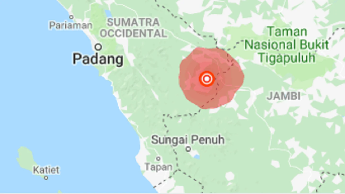 Zona afectada por el terremoto. Zona afectada por el terremoto.