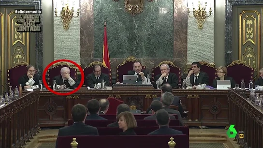 Lo que pasa desapercibido en el juicio del 'procés': estas son las reacciones del magistrado Luciano Varela Lo que pasa desapercibido en el juicio del 'procés': estas son las reacciones del magistrado Luciano Varela