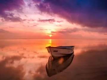 Atardecer en el mar Atardecer en el mar