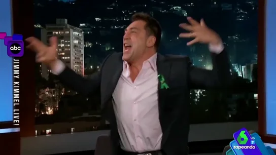 La espectacular imitación de Javier Bardem a Mick Jagger La espectacular imitación de Javier Bardem a Mick Jagger