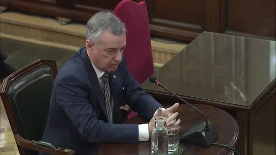 Íñigo Urkullu en el juicio del 'procés' Íñigo Urkullu en el juicio del 'procés'