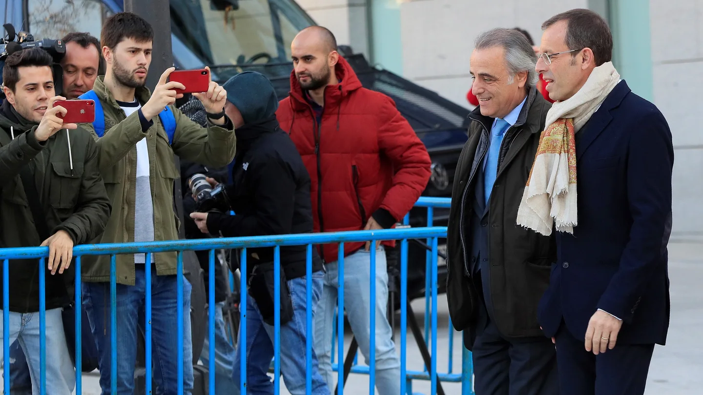 Sandro Rosell llega junto a su abogado a la Audiencia Nacional Sandro Rosell llega junto a su abogado a la Audiencia Nacional