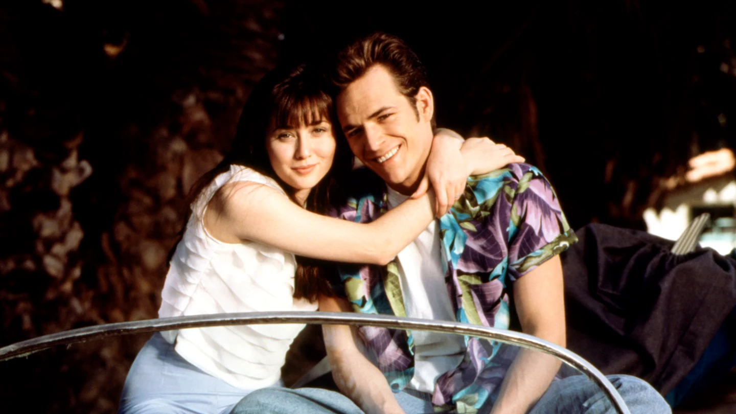 Luke Perry y Shannen Doherty, Dylan y Brenda en 'Sensación de vivir' Luke Perry y Shannen Doherty, Dylan y Brenda en 'Sensación de vivir'