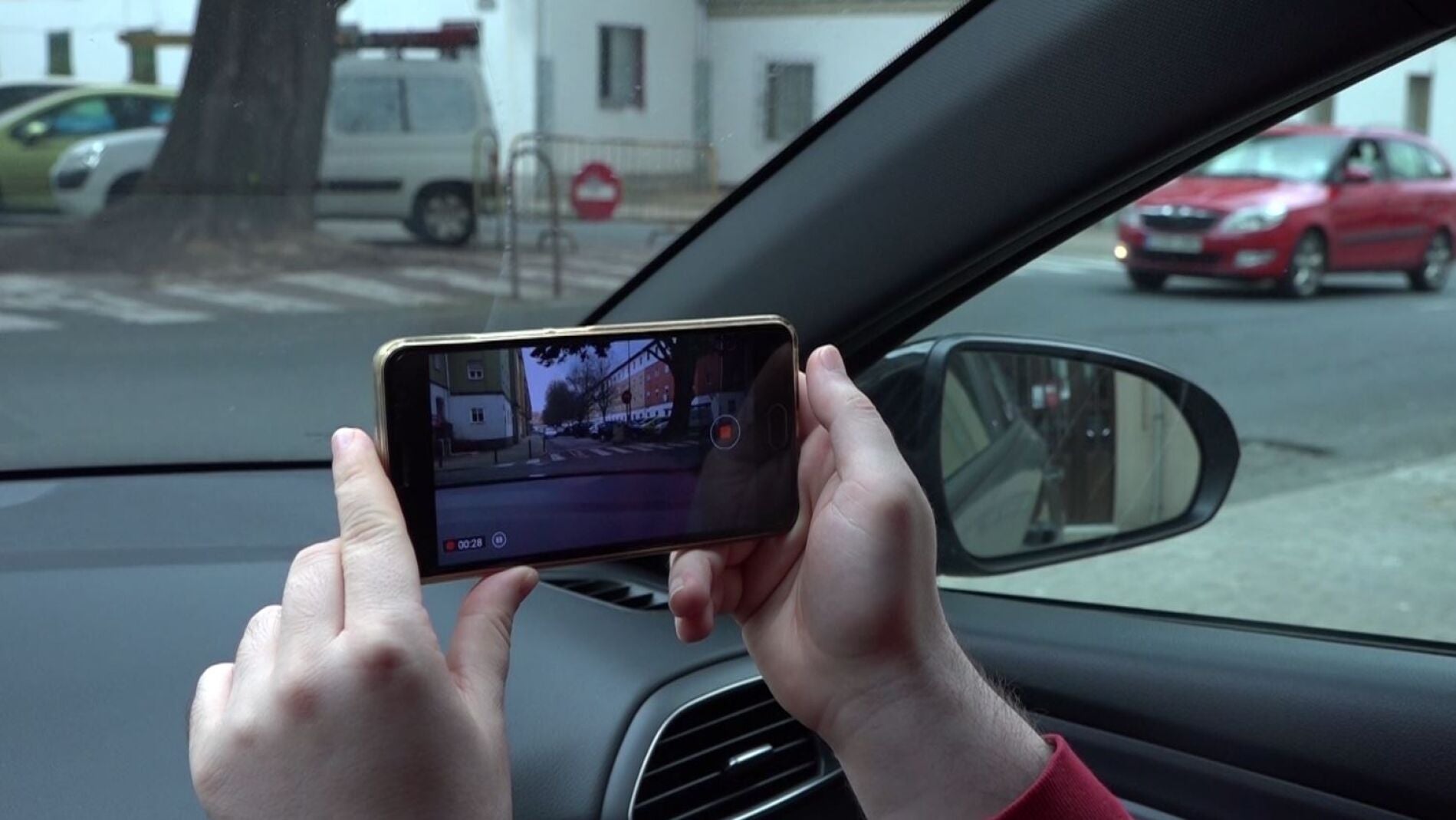 Grabaci&oacute;n de una infracci&oacute;n