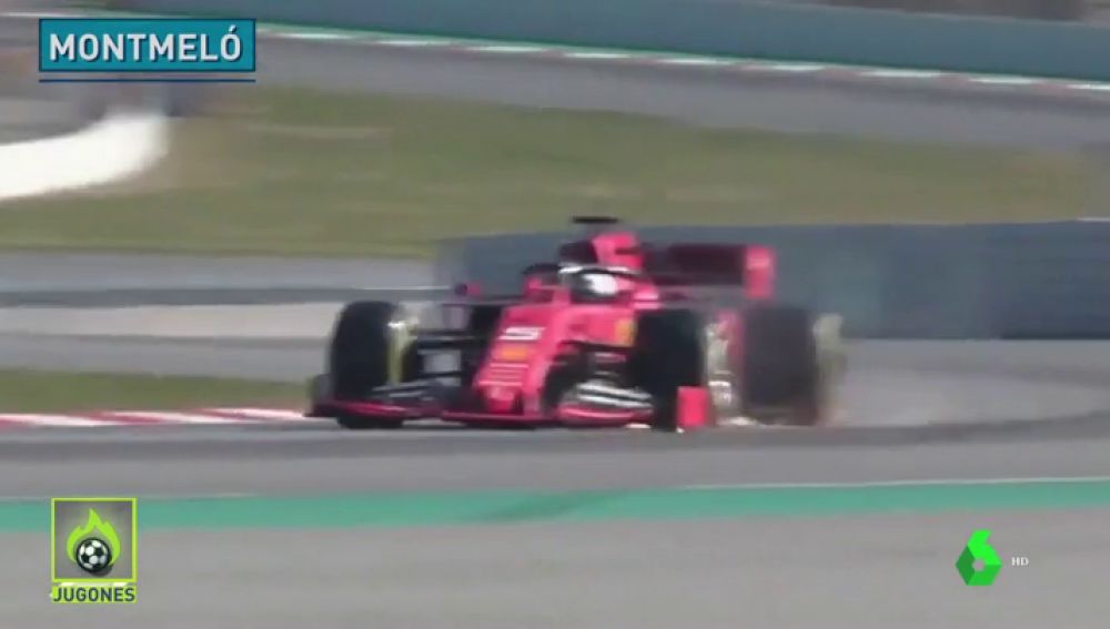 Sale A La Luz El Video Del Fuerte Accidente De Sebastian Vettel En Las Pruebas De Montmelo