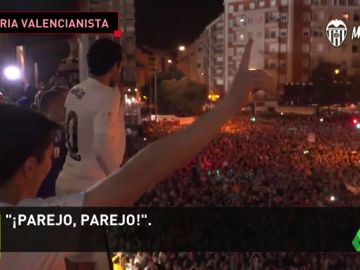 Locura en Valencia tras el pase a la final Locura en Valencia tras el pase a la final