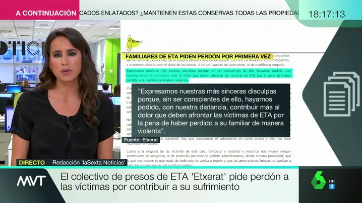 Comunicado del colectivo de presos de ETA 'Etxerat'