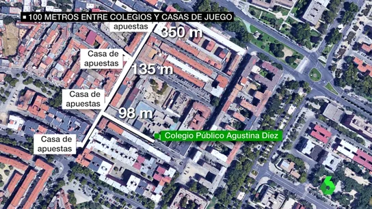 Casas de apuestas próximas a un colegio de Madrid Casas de apuestas próximas a un colegio de Madrid