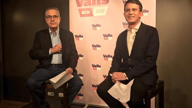 Celestino Corbacho con Manuel Valls