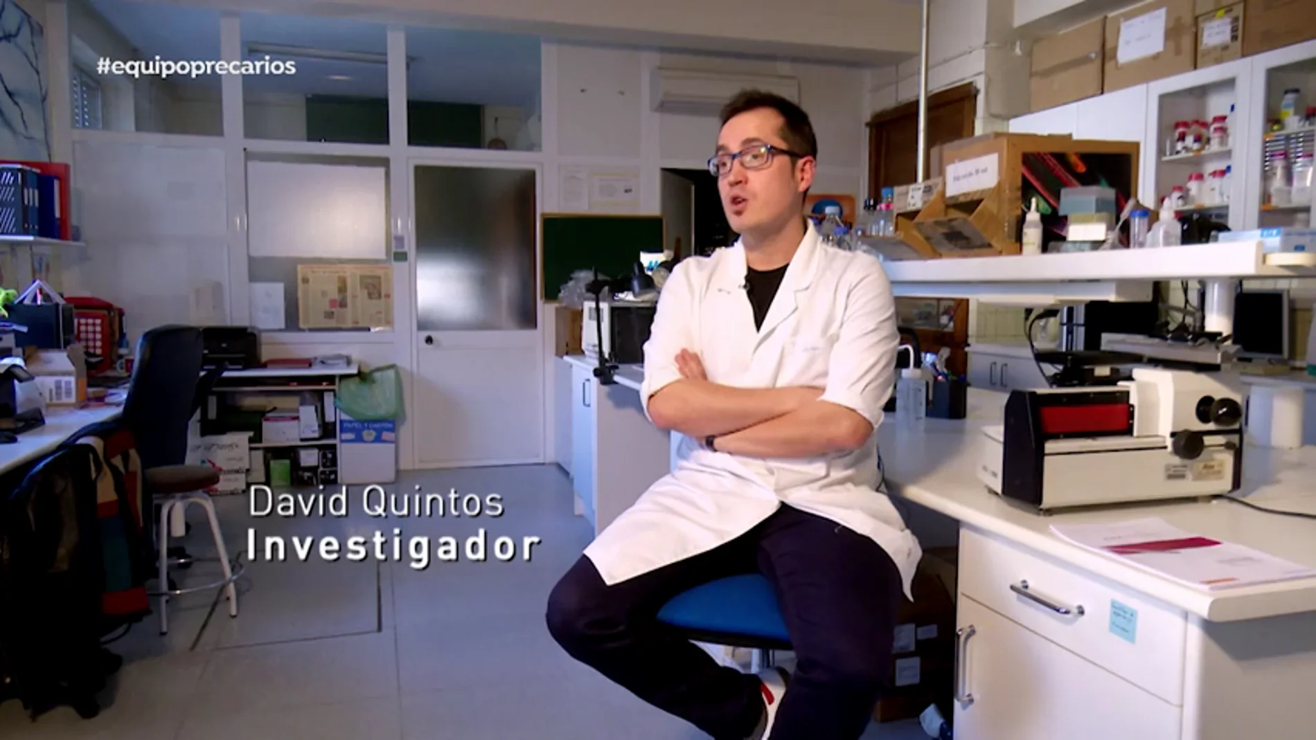 David Quintos, tiene 37 años y es científico autónomo