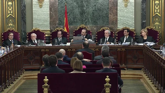 Los magistrados del juicio del 'procés'. Los magistrados del juicio del 'procés'.