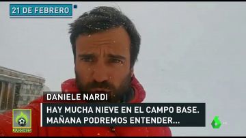 La última conexión del alpinista desparecido en el Nanga Parbat: "Hemos subido hasta los 6.200 metros por un terreno muy empinado"