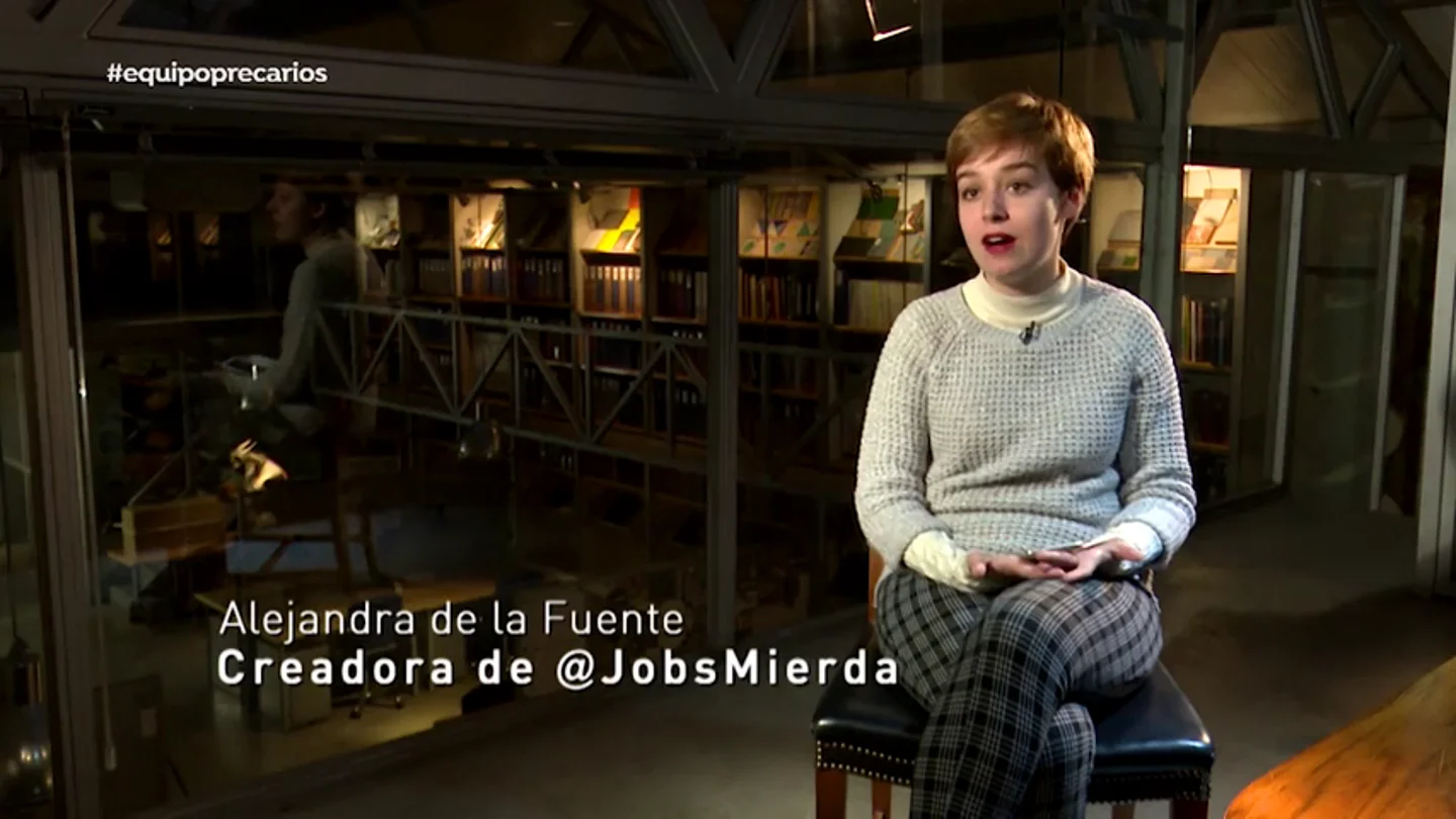 La periodista Alejandra de la Fuente ha creado 'MierdaJobs' La periodista Alejandra de la Fuente ha creado 'MierdaJobs'