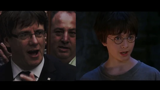 Carles Puigdemont y Harry Potter Carles Puigdemont y Harry Potter