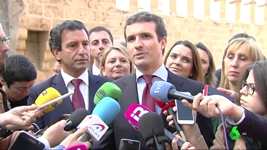 Pablo Casado ante los medios de comunicación Pablo Casado ante los medios de comunicación