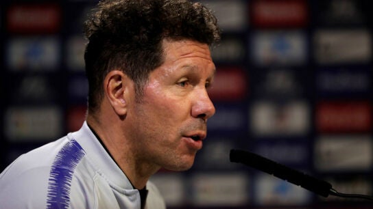Simeone, en rueda de prensa