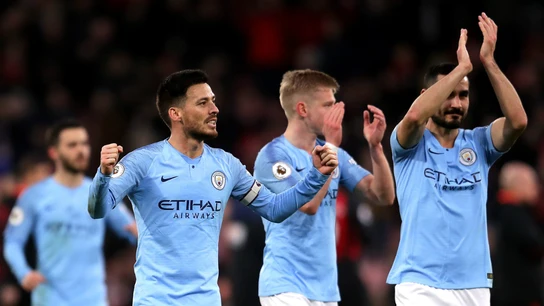 El Manchester City celebra un gol El Manchester City celebra un gol