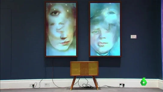 Retrato hecho por ordenador en una subasta de arte Retrato hecho por ordenador en una subasta de arte