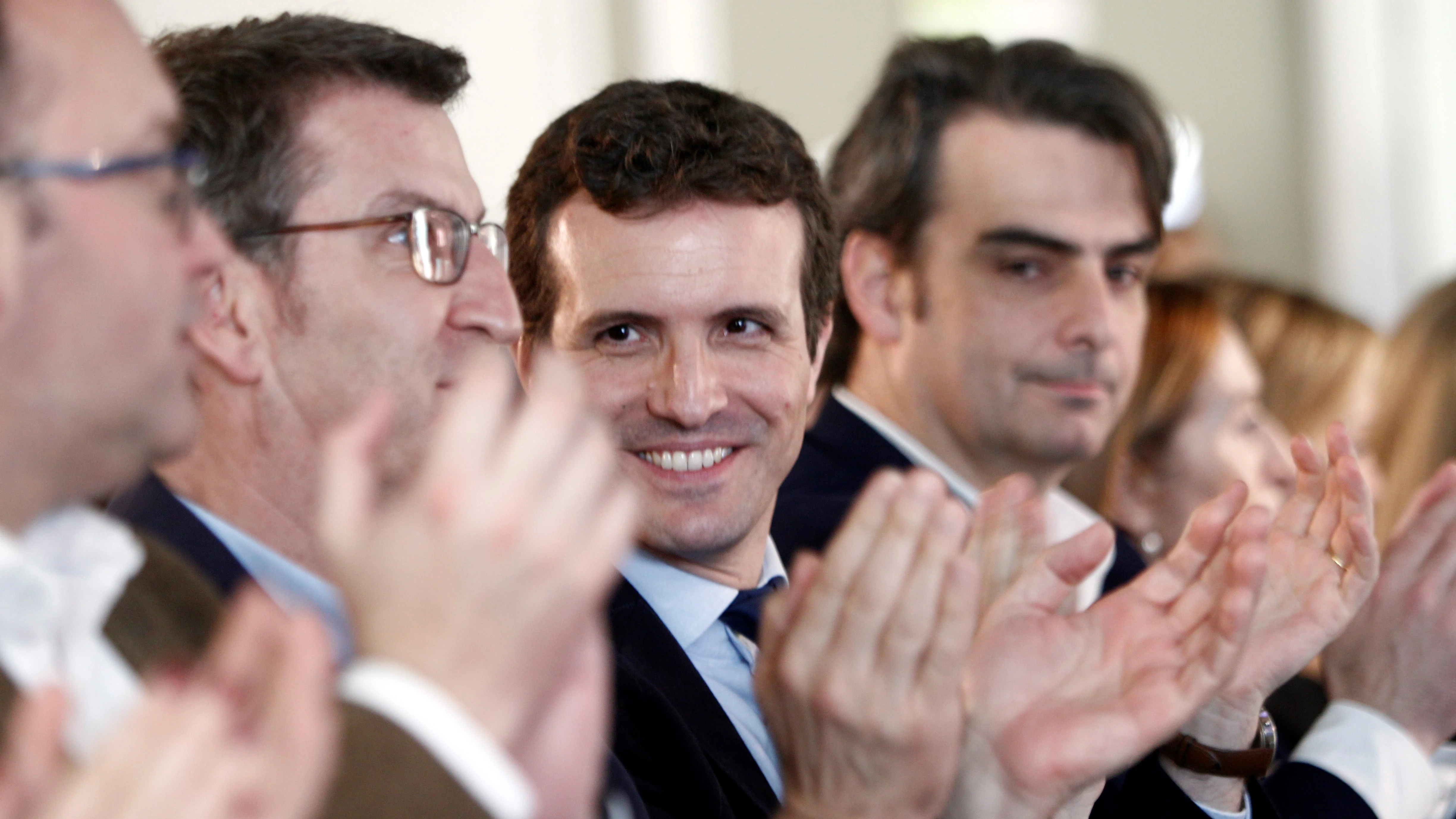 El presidente del Partido Popular, Pablo Casado 