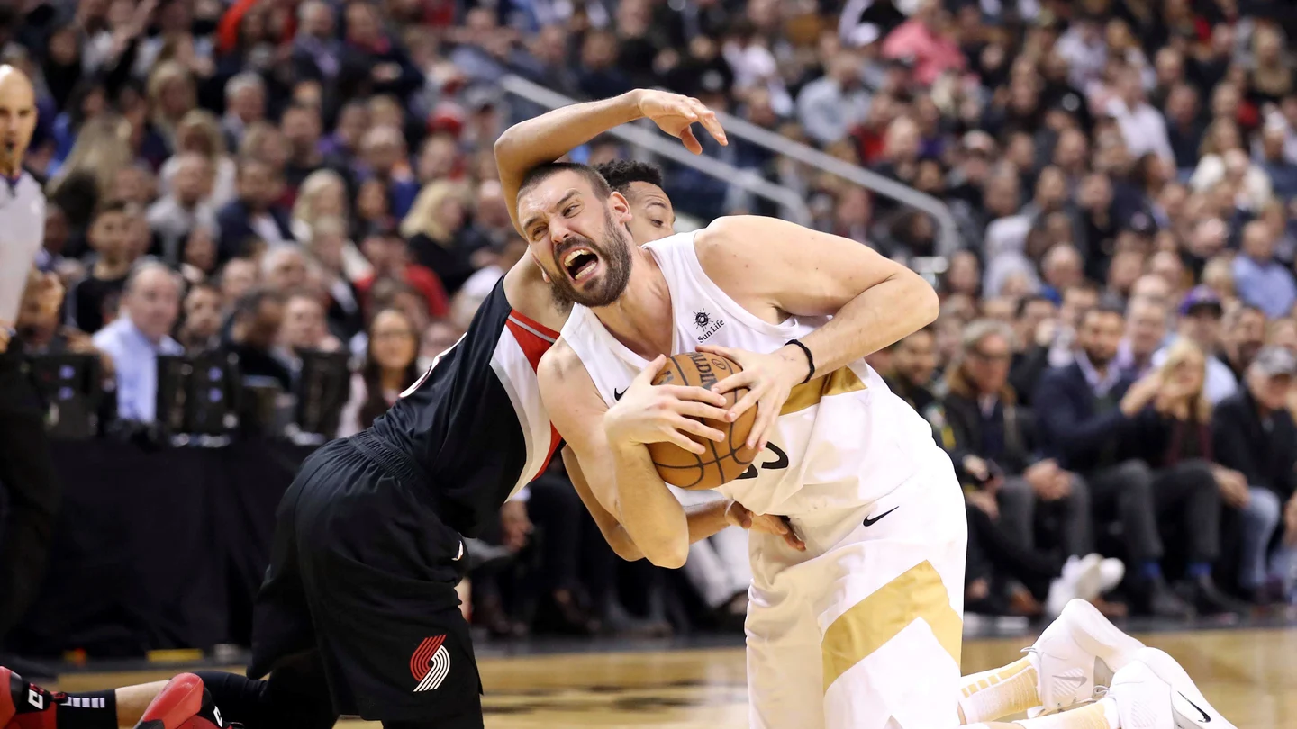 Marc Gasol, en el choque contra Portland Marc Gasol, en el choque contra Portland