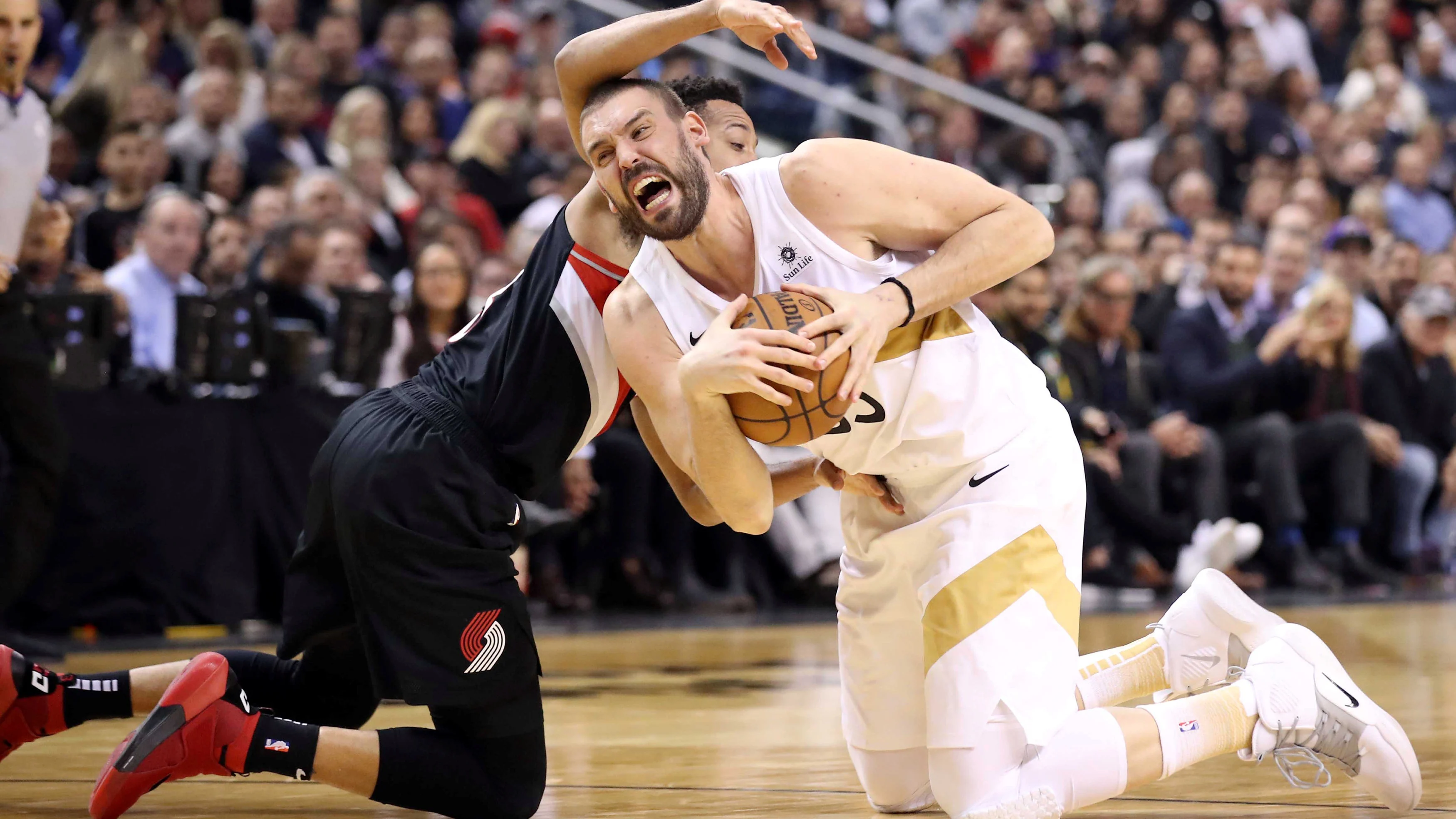 Marc Gasol, en el choque contra Portland