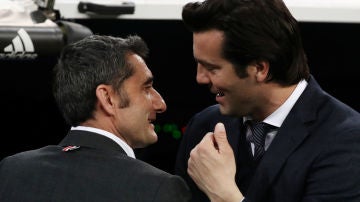 Valverde y Solari en El Clásico