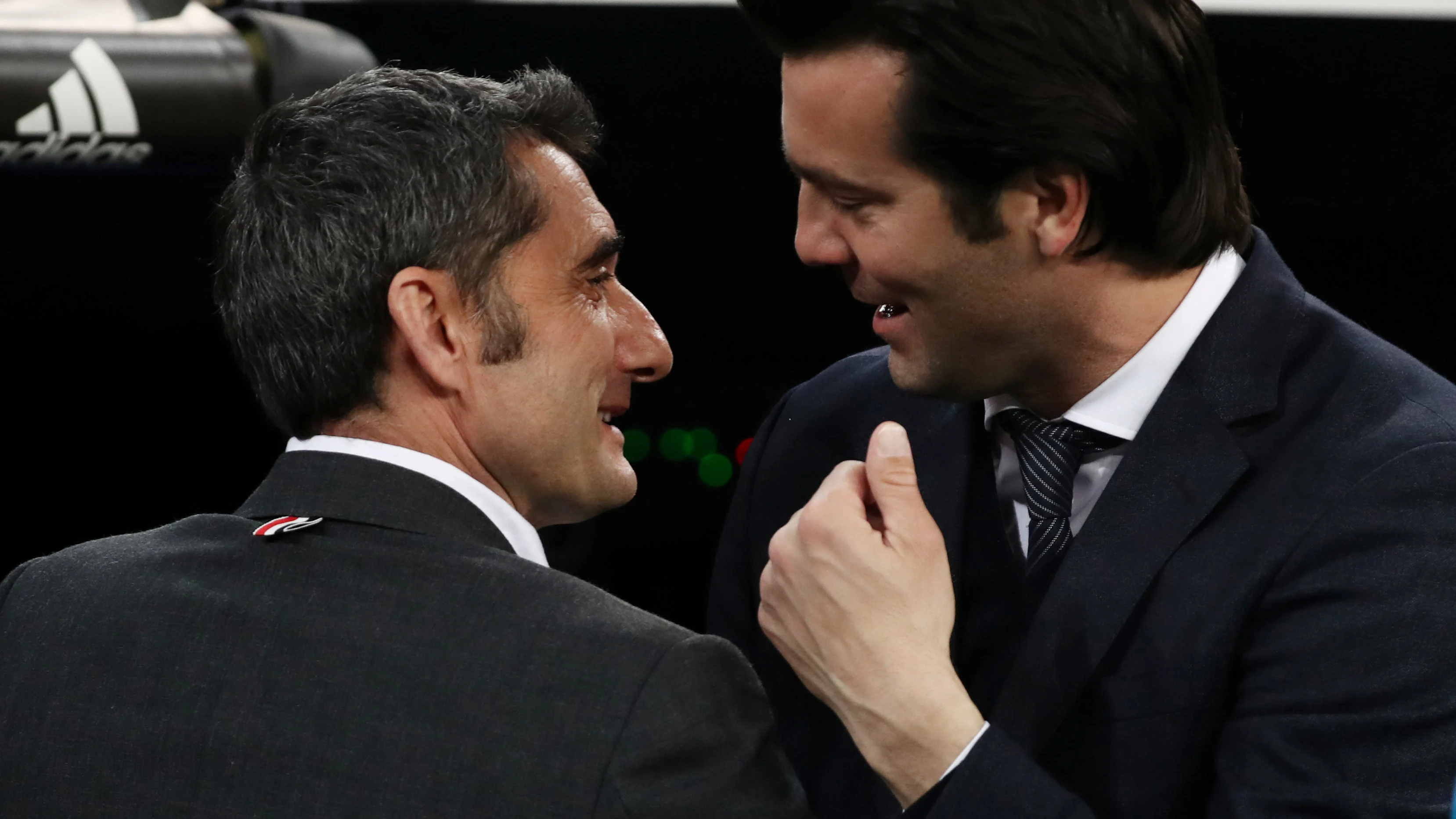 Valverde y Solari en El Clásico