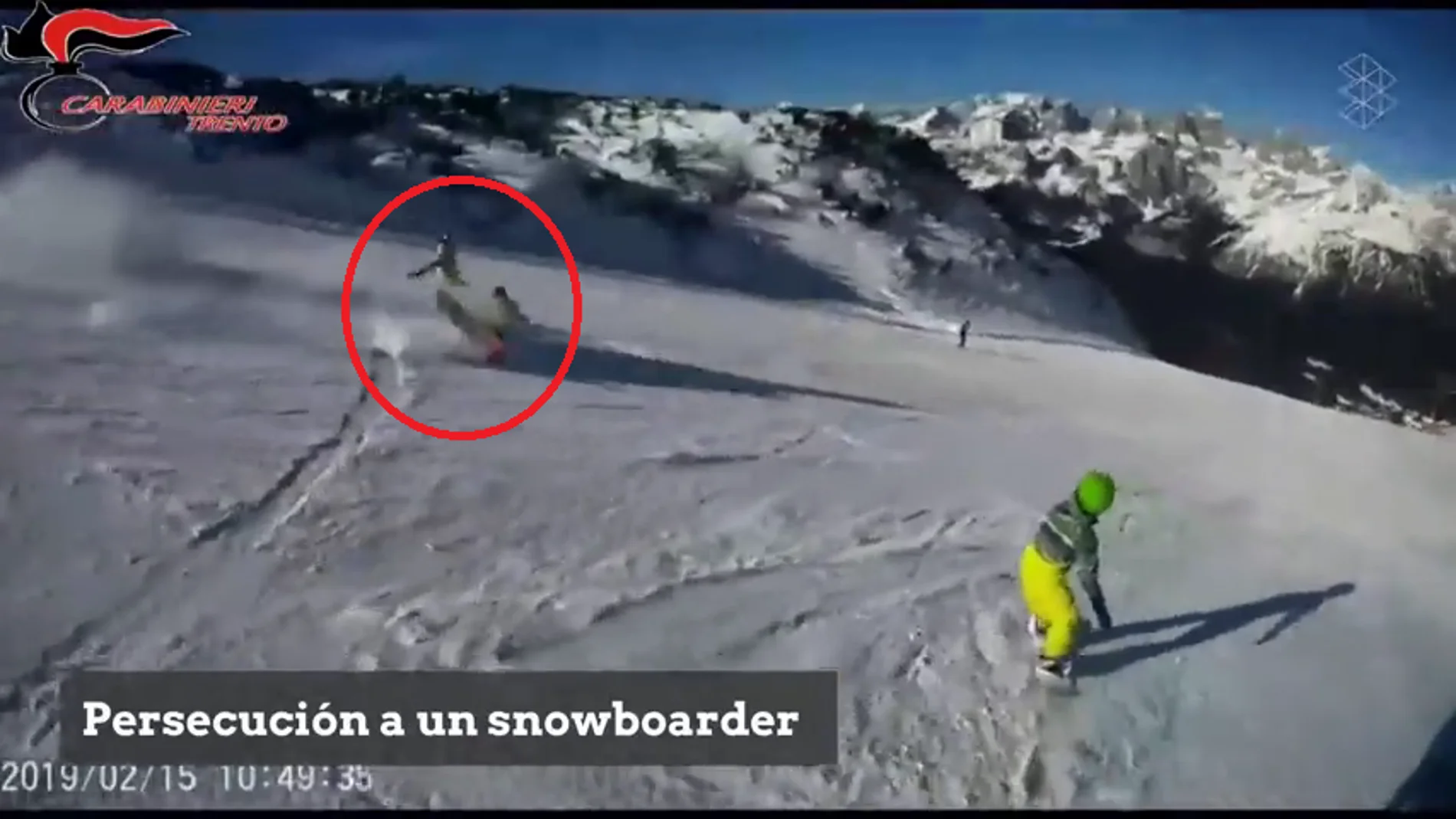 Atropellan a un snowboarder