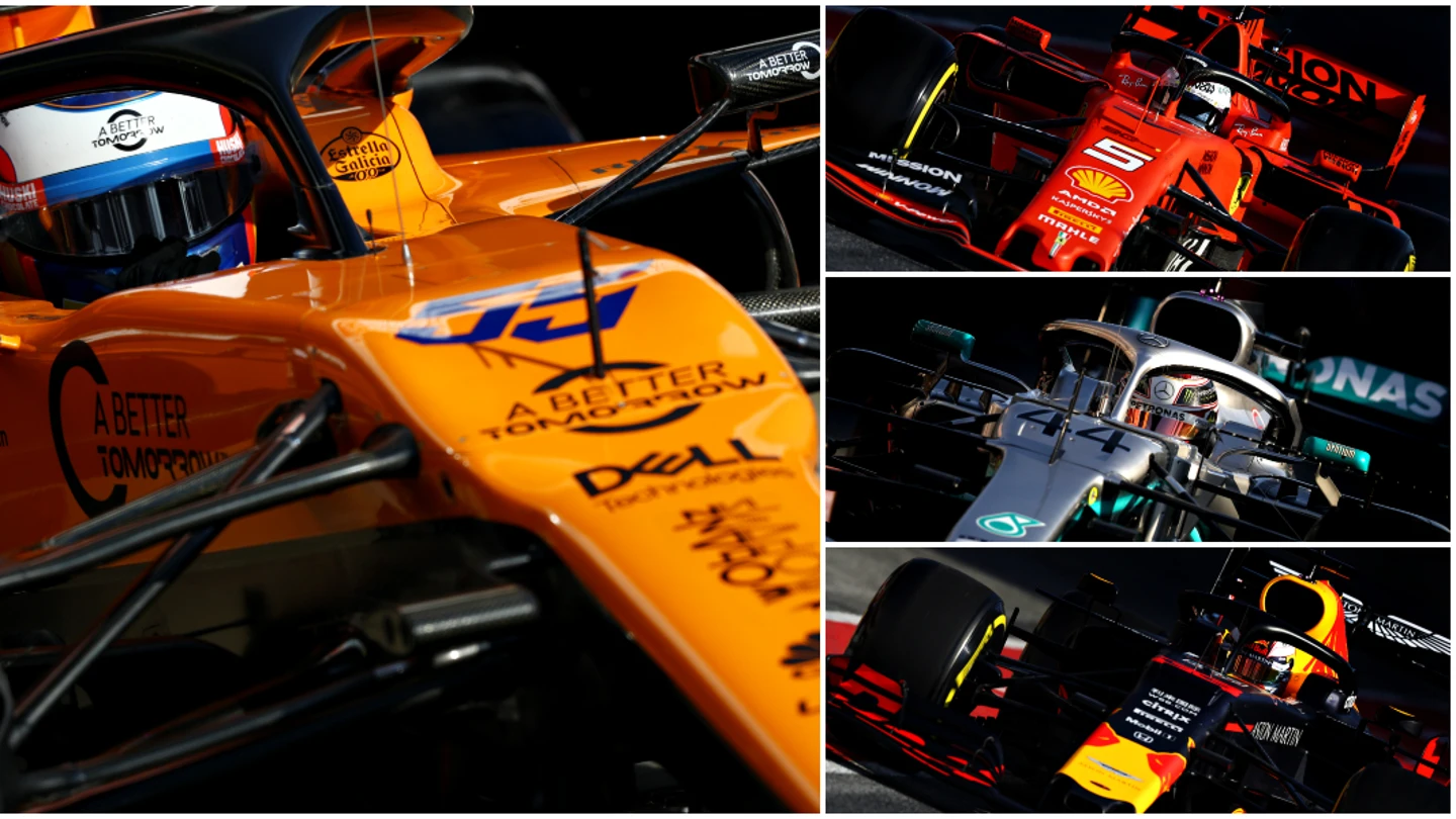 Carlos Sainz, Vettel, Hamilton y Verstappen Carlos Sainz, Vettel, Hamilton y Verstappen