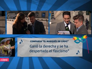 "Estoy cansada de que se hable de la ultraderecha, que le hagan letras a la ultraizquierda": así reaccionan los políticos a las chirigotas que les critican "Estoy cansada de que se hable de la ultraderecha, que le hagan letras a la ultraizquierda": así reaccionan los políticos a las chirigotas que les critican