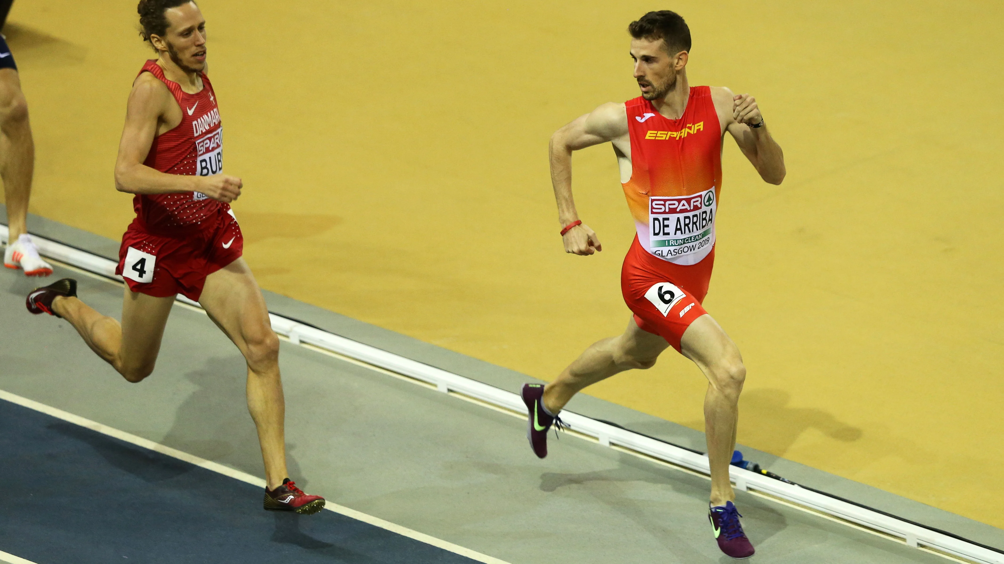 Álvaro de Arriba en los campeonatos de Europa de atletismo