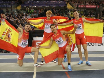 El cuarteto español de 4x400 El cuarteto español de 4x400