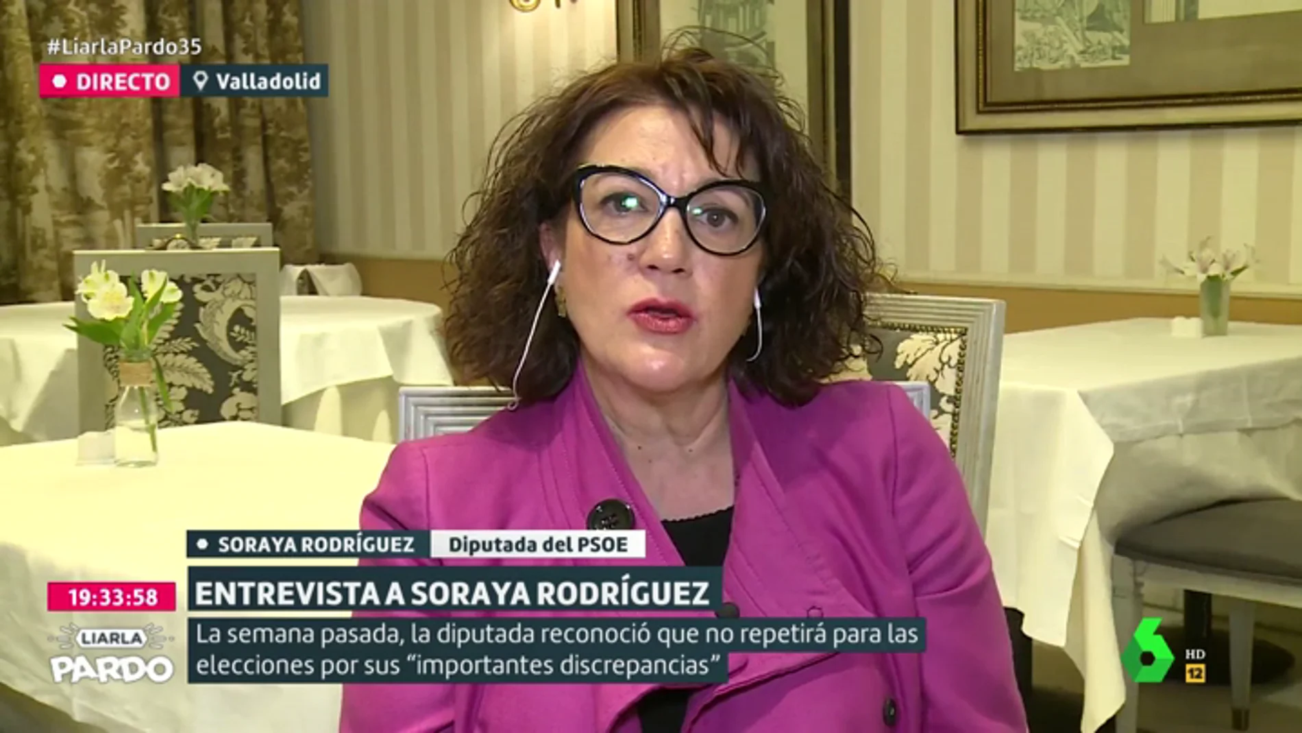 Soraya Rodríguez, diputada del PSOE