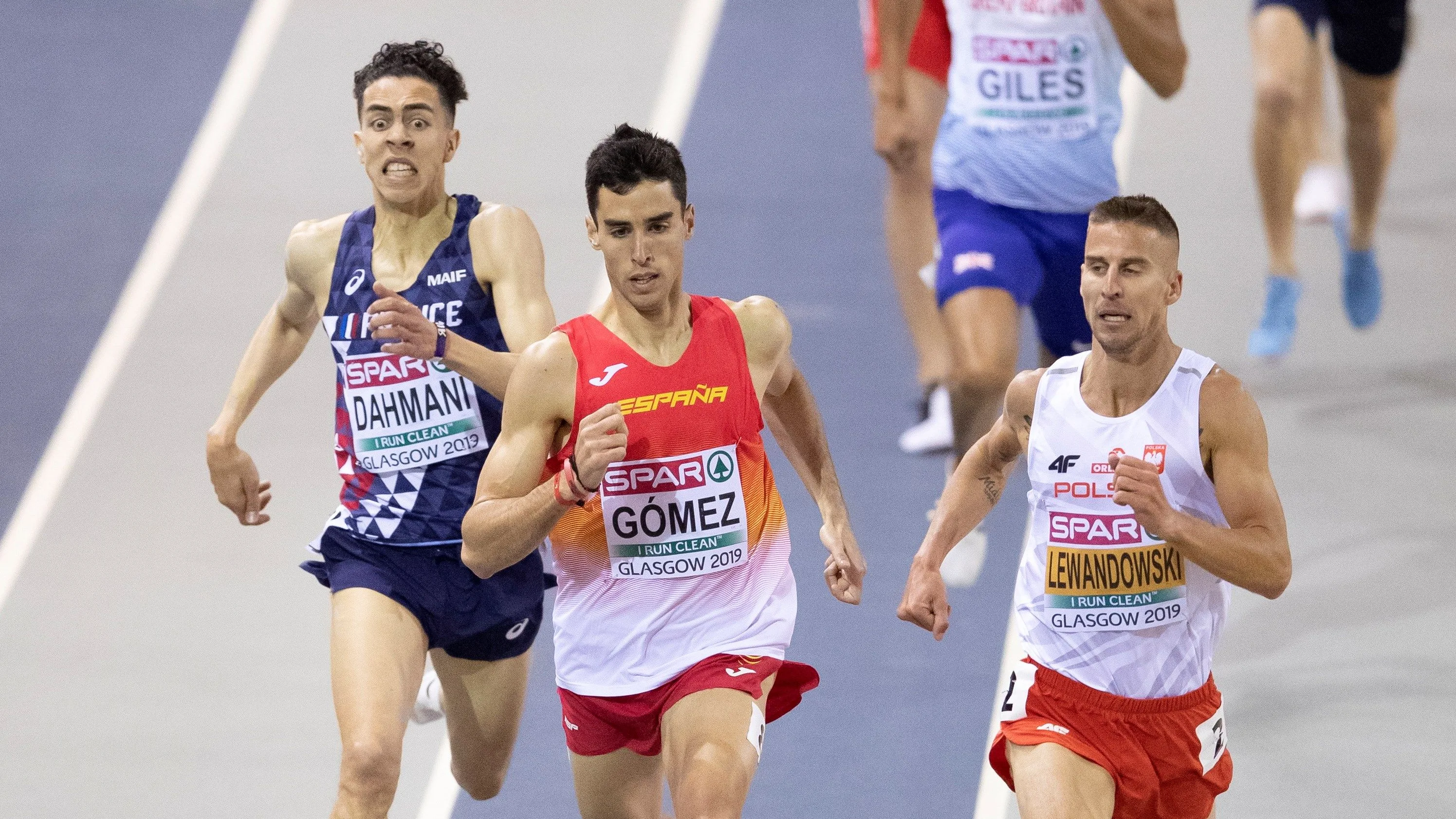 Jesús Gómez, en el Europeo de atletismo