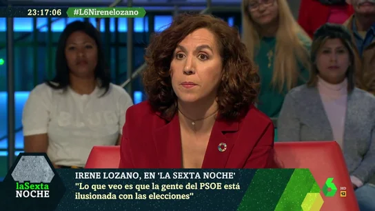 Irene Lozano, en laSexta Noche Irene Lozano, en laSexta Noche