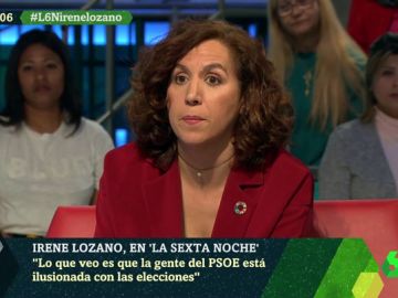 Irene Lozano, en laSexta Noche Irene Lozano, en laSexta Noche