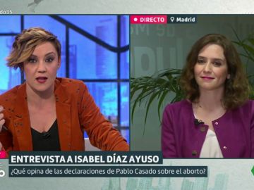 Cristina Pardo desmonta en pleno directo los argumentos de Isabel Díaz Ayuso sobre Cifuentes y &quot;Pedro Sánchez el guapo&quot; en una tensa entrevista