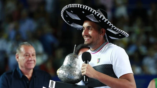 Nick Kyrgios, campeón en Acapulco Nick Kyrgios, campeón en Acapulco