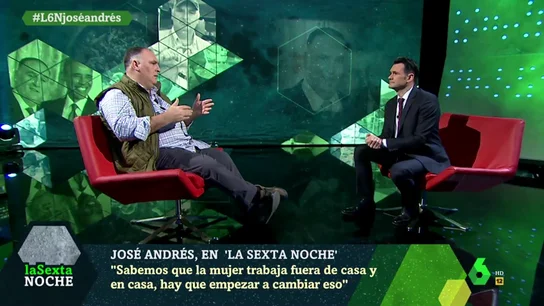 El alegato del chef José Andrés a favor de las mujeres: "Pagaría un salario a todas aquellas que trabajan sacando adelante las familias" El alegato del chef José Andrés a favor de las mujeres: "Pagaría un salario a todas aquellas que trabajan sacando adelante las familias"