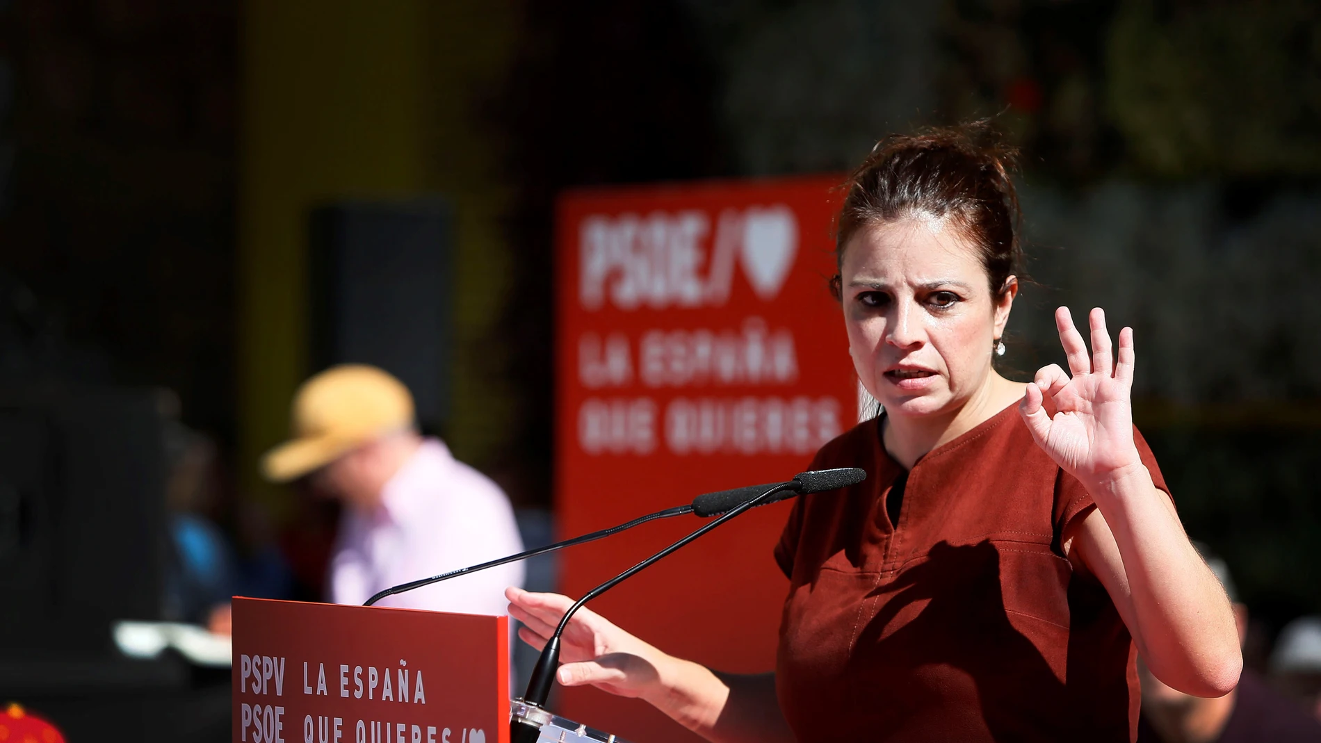 La Portavoz del Grupo Socialista en el Congreso de los Diputados, Adriana Lastra
