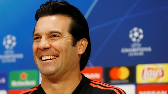 Solari, en rueda de prensa Solari, en rueda de prensa