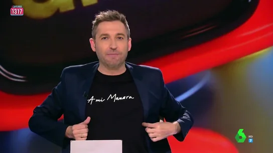 La camiseta homenaje de Frank Blanco a Chenoa La camiseta homenaje de Frank Blanco a Chenoa