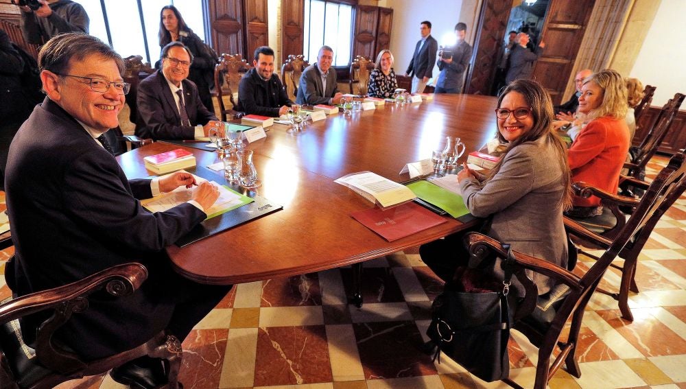El Gobierno valenciano se ha reunido en el Palau de la Generalitat