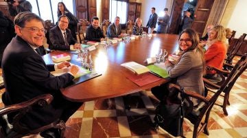 El Gobierno valenciano se ha reunido en el Palau de la Generalitat
